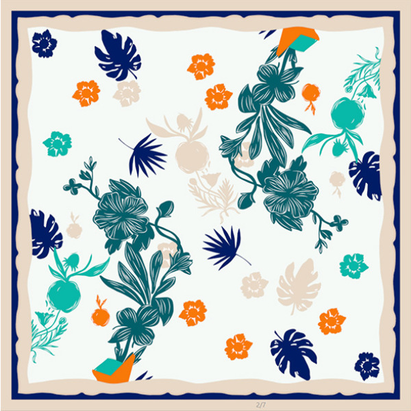 Simple all-match ladies professional silk scarf mulberry silk scarf S113