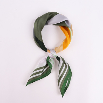 Simple and versatile mulberry silk scarf ins silk square scarf S110