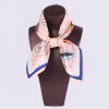 Spring silk scarf women's square scarf tied bag professional scarf S106