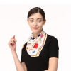 Spring silk scarf women's square scarf tied bag professional scarf S106