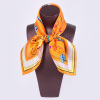 Spring silk scarf women's square scarf tied bag professional scarf S106