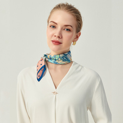 Summer beautiful silk scarf mulberry silk square scarf fashion headscarf S101