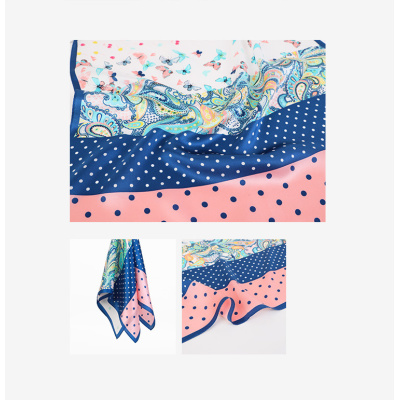 Summer beautiful silk scarf mulberry silk square scarf fashion headscarf S101