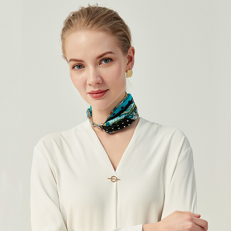 Summer beautiful silk scarf mulberry silk square scarf fashion headscarf S102