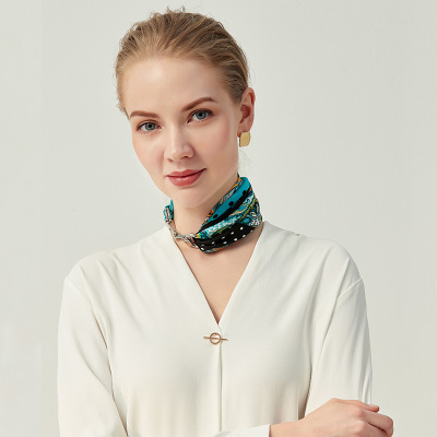 Summer beautiful silk scarf mulberry silk square scarf fashion headscarf S102