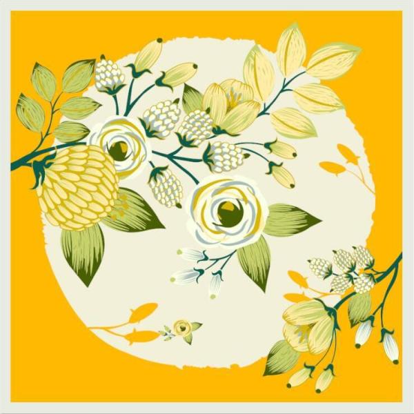 Women Decorative Variety Square Scarf S120