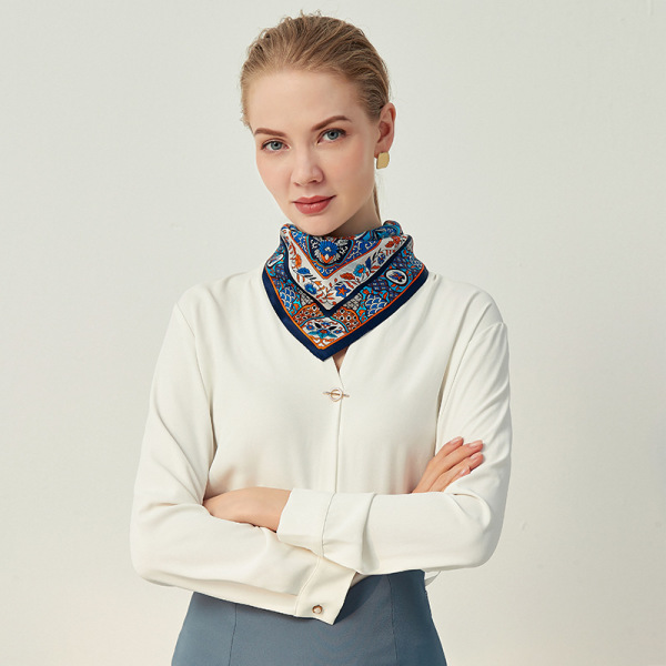Women's professional stewardess silk scarf mulberry silk scarf S98