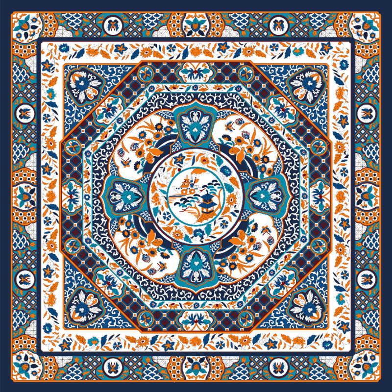 Women's professional stewardess silk scarf mulberry silk scarf S98