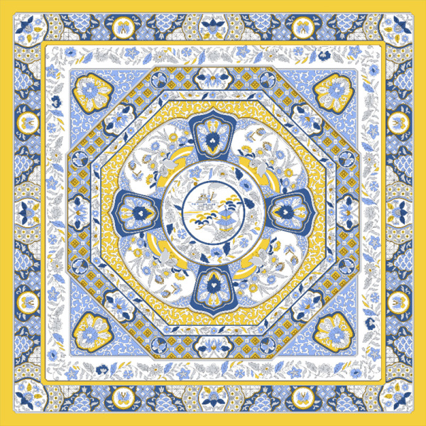 Women's professional stewardess silk scarf mulberry silk scarf S98