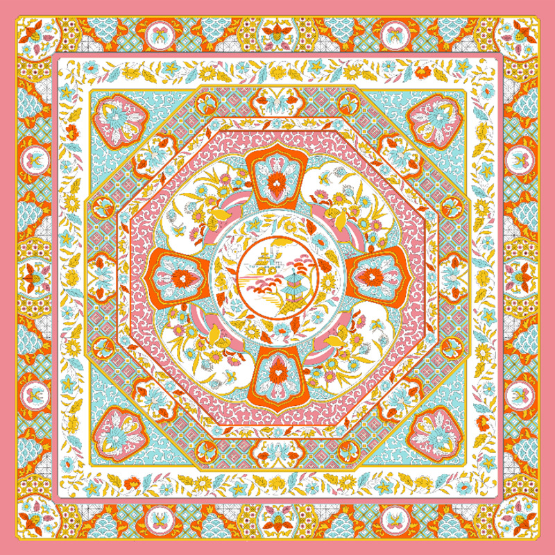 Women's professional stewardess silk scarf mulberry silk scarf S98