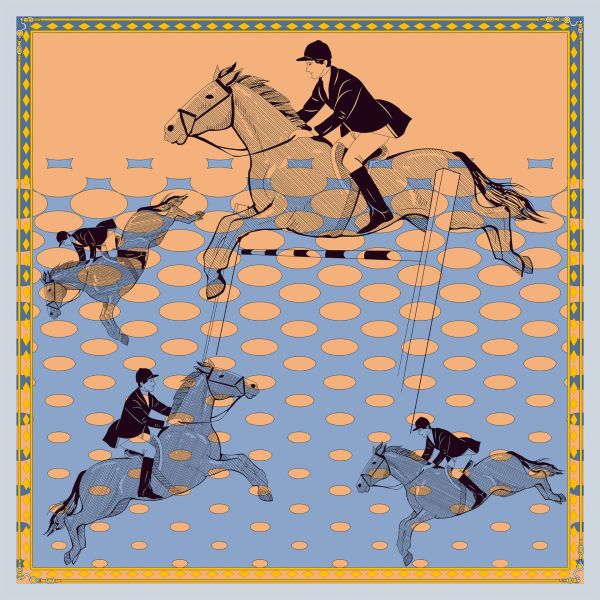 Women's Spring Silk Square Scarf Mulberry Silk Professional Silk Scarf S116