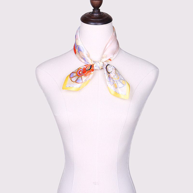 Chinese style ladies professional silk small square scarf S144