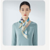 Double-sided professional printed mulberry silk scarf S134