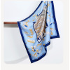 Double-sided professional printed mulberry silk scarf S134