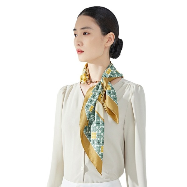 Large silk scarf as souvenir S132