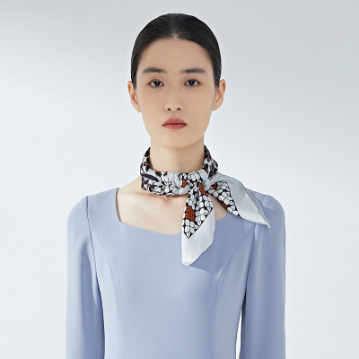 Large silk scarf as souvenir S132