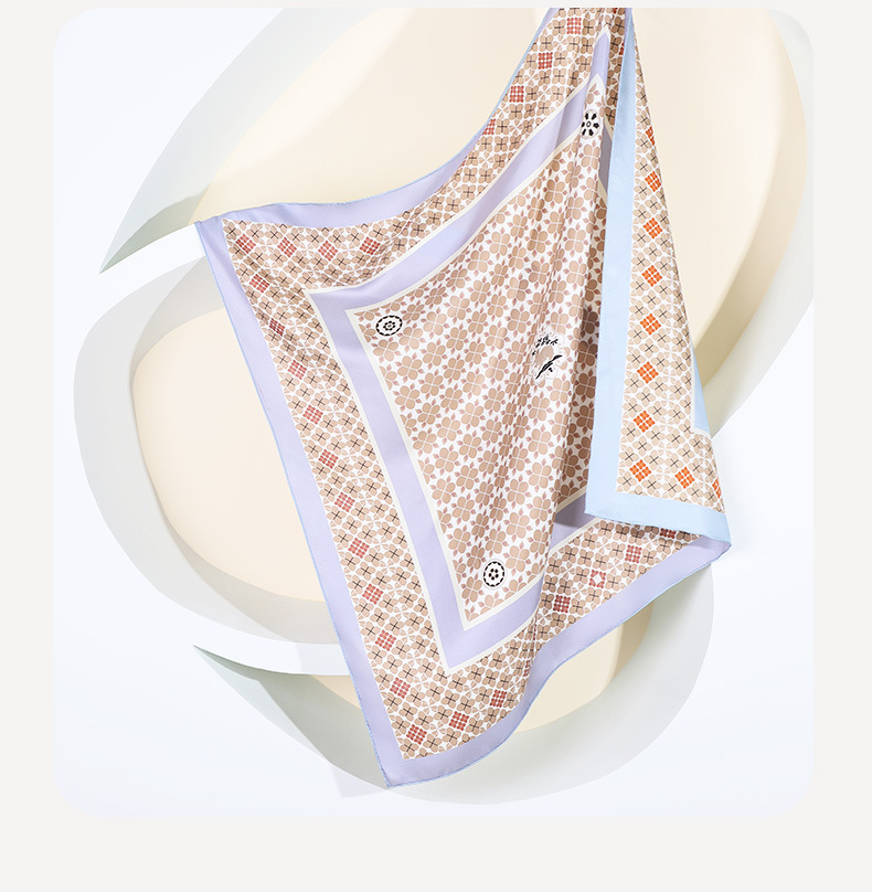 Large silk scarf as souvenir S132