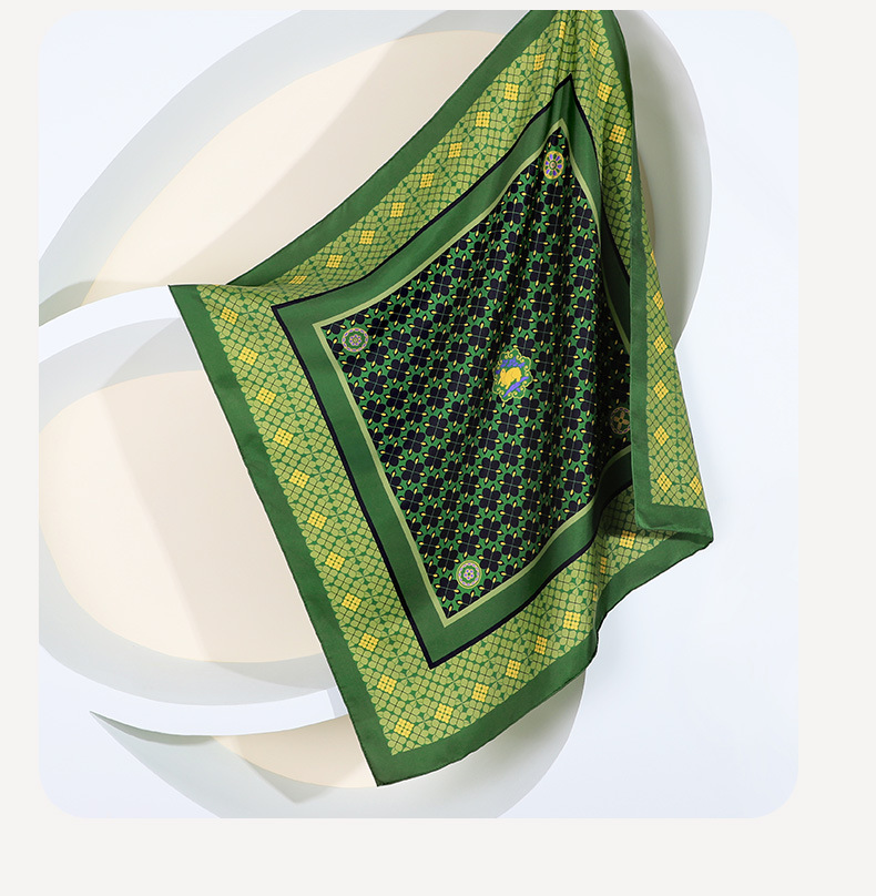 Large silk scarf as souvenir S132