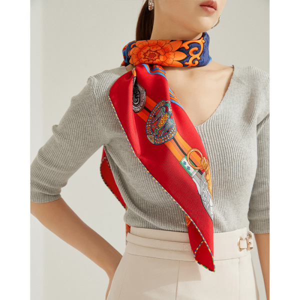 Luxury souvenir large square towel S135