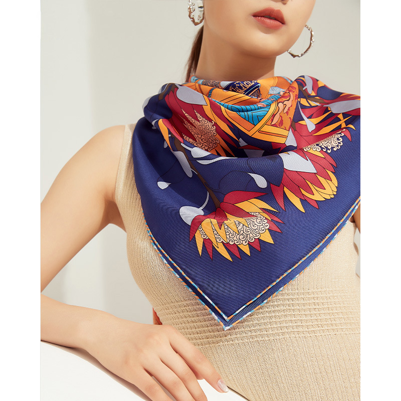 Luxury souvenir large square towel S135