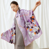 Twill silk abstract long scarf high-end silk gift S138